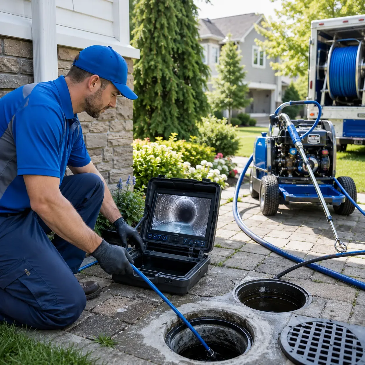 Outdoor drain cleaning professionals serving Guilderland Center, NY